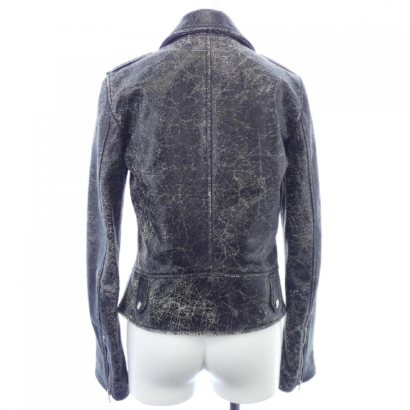 【Mã giảm giá】Áo khoác da MM6 642012