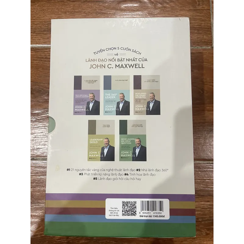 Bộ sách Phong cách lãnh đạo John C. Maxwell 5 cuốn  600024