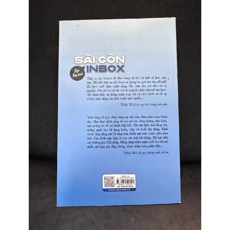 Sài Gòn inbox Thu Trân New 90% SBM1705 911450