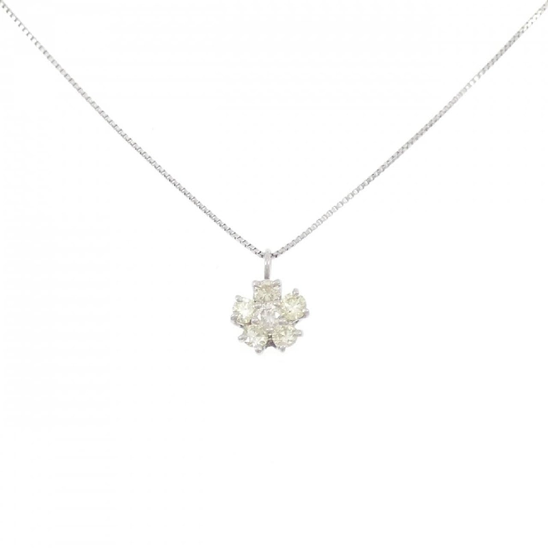 Dây chuyền kim cương hoa PT900/PT850 0.30CT - Hàng hiệu Chính hãng 861885