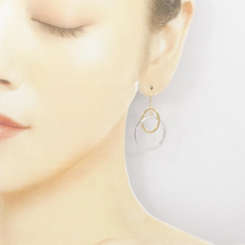 K18YG/K18WG Bông tai - Hàng hiệu Authentic 876808