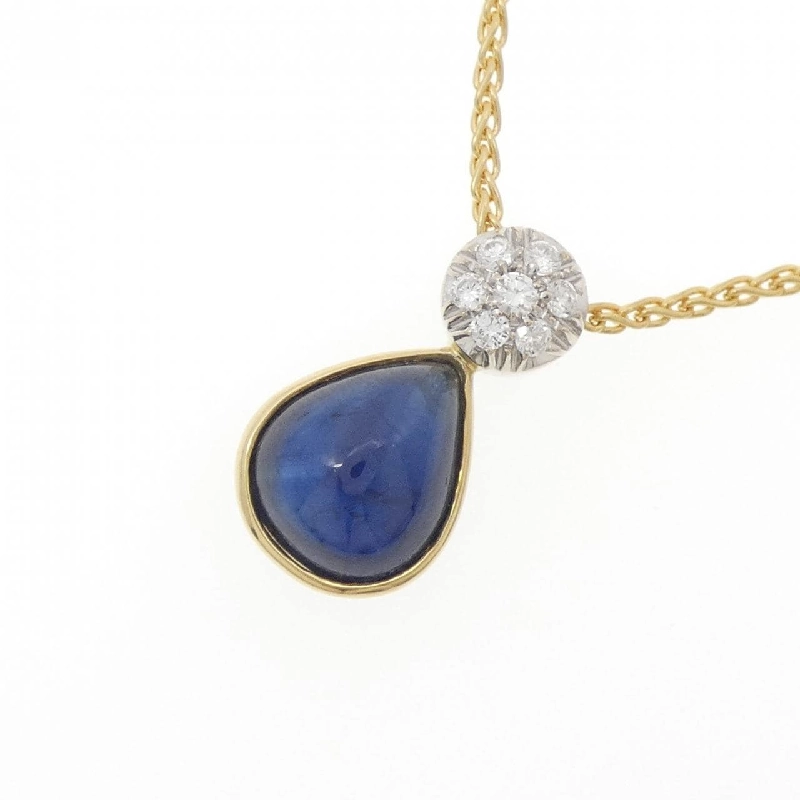 Dây chuyền Sapphire 750YG/750WG 5.99CT - Hàng hiệu Chính hãng 861334