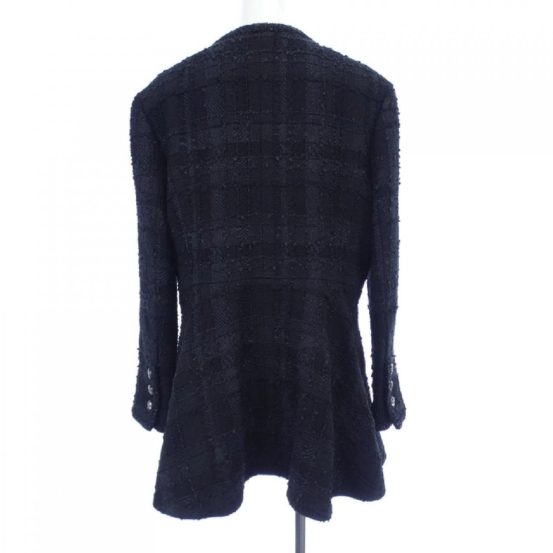 【Mã giảm giá】Áo khoác không cổ CHANEL 637045