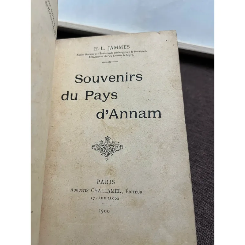 Souvenirs du Pays d'Annam - H.-L. Jammes - Hồi ký / Lịch sử 1024629