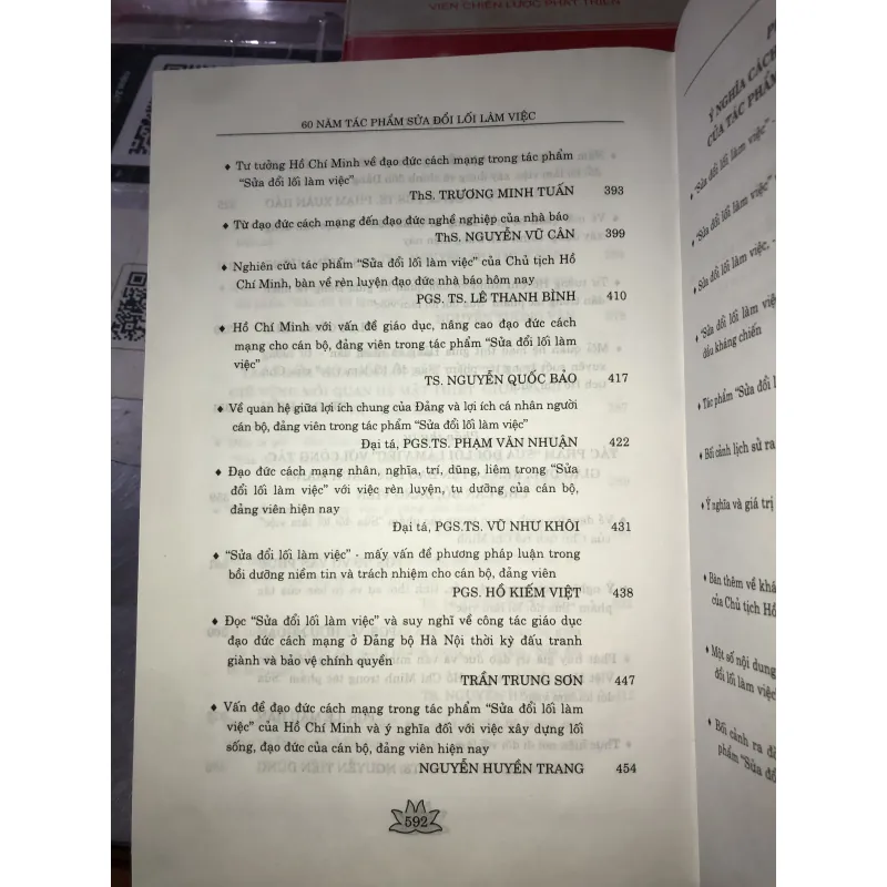 60 năm tác phẩm sửa đổi lối làm việc  754055