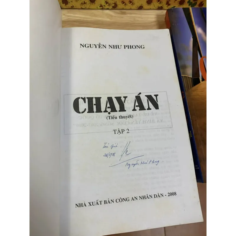 Chạy Án - Nguyễn Như Phong - Trọn bộ - Có chữ ký tác giả 782427