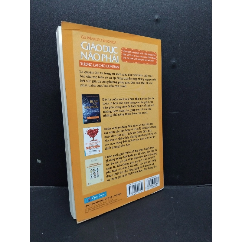 Giáo dục não phải tương lai cho con bạn mới 70% ố có mộc đầu và cuối sách 2016 HCM1906 GS. Makoto Shichida SÁCH KỸ NĂNG 165905