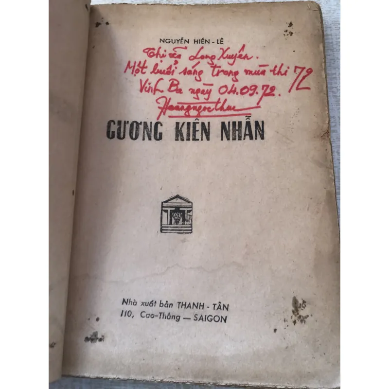 Gương Kiên Nhẫn-Nguyễn Hiến Lê 937147