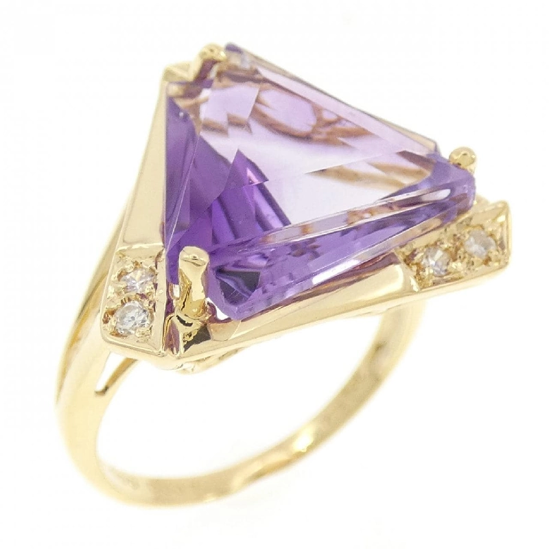 Nhẫn Amethyst K18YG 6.00CT 670113