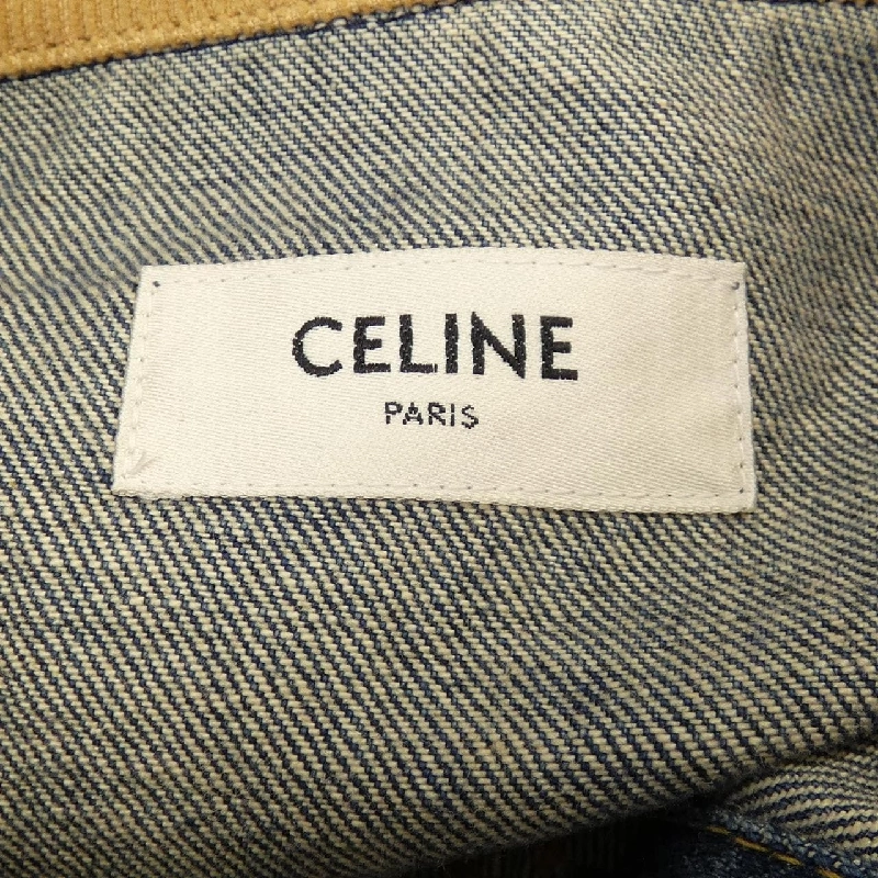 Jacket denim CELINE 2Q493365M thời kỳ Eddie 630968