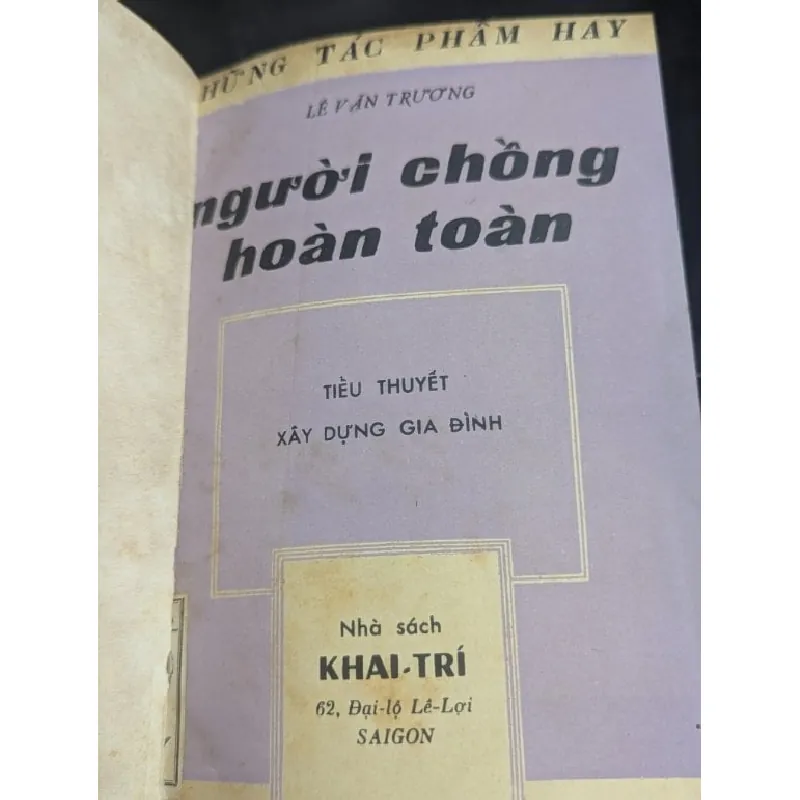 Người chồng hoàn toàn - Lê văn Trương 561799