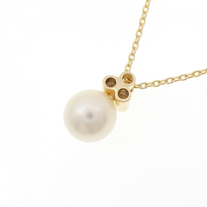 K18YG Vòng cổ ngọc trai Akoya 7.3mm - Hàng hiệu Chính hãng 857689