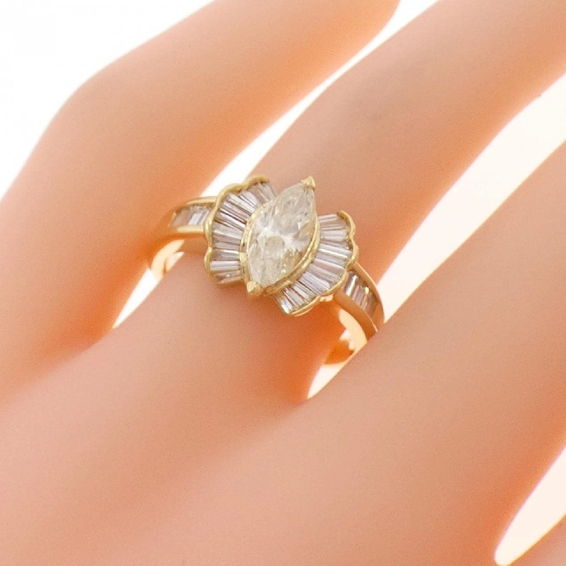 Nhẫn kim cương K18YG 0.74CT - Hàng hiệu chính hãng 849280