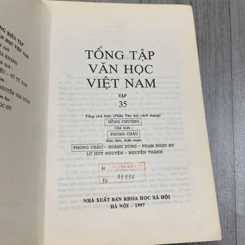 Tổng tập văn học việt nam. Tập 35 757748