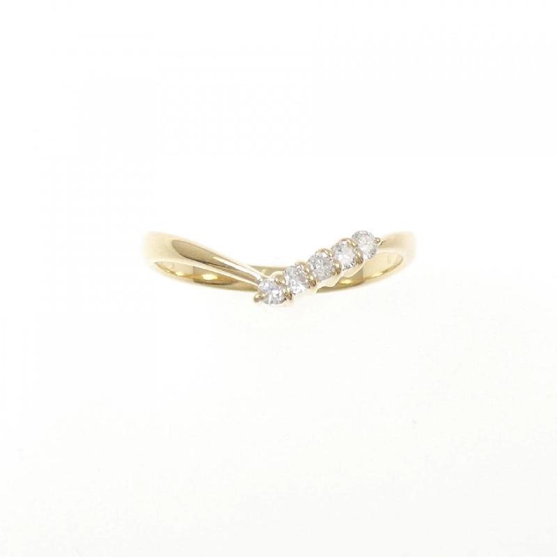 Nhẫn kim cương K18YG 0.10CT - Hàng hiệu Authentic 850884