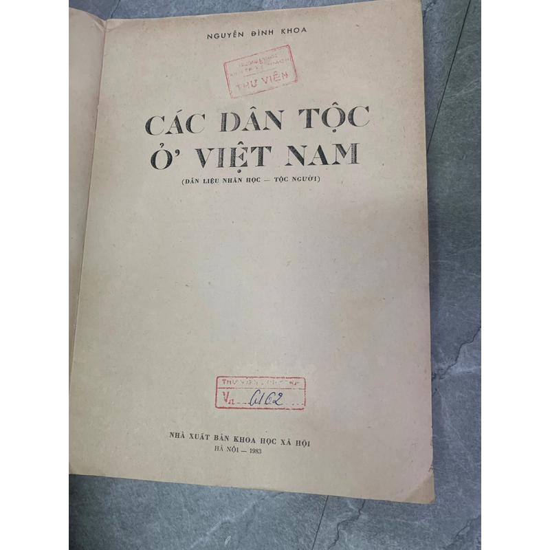 Các dân tộc ở Việt Nam (dẫn liệu nhân học, tộc người  290540