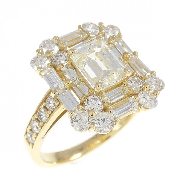 Nhẫn kim cương K18YG 1.001CT - Hàng hiệu chính hãng 855761