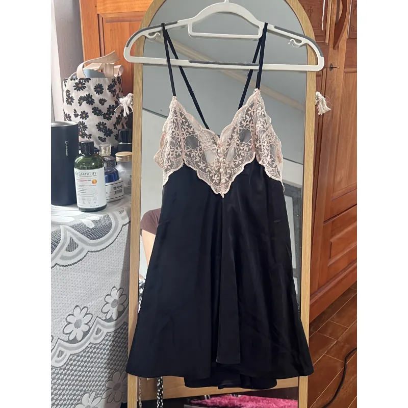 Váy lụa ngủ 1003222