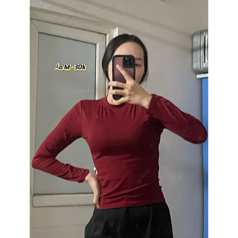 Áo dài tay đỏ 738229