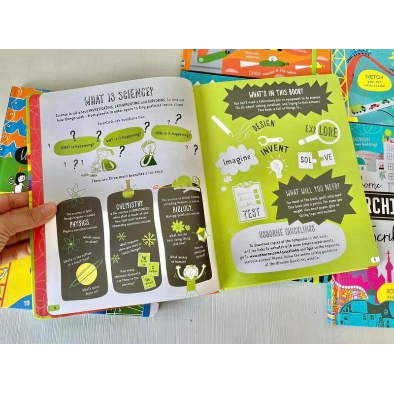 Bộ sách Usborne STEAM Cribble book (6 cuốn tiếng Anh) 393175