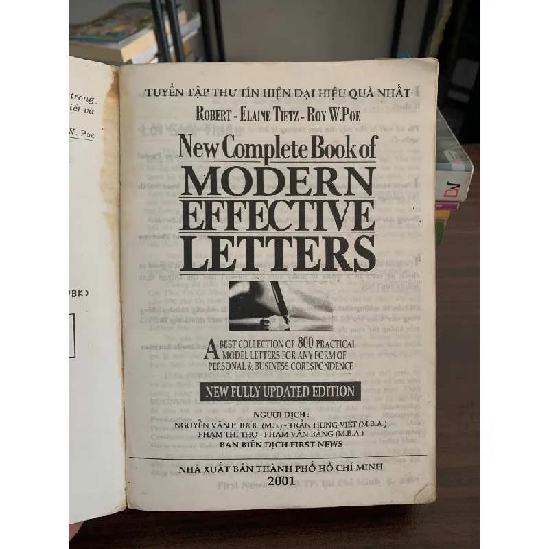 New Complete Book of Modern Effective Letters – Robert H. Loeb, Elmer L. Winter, Roy Poe 558551