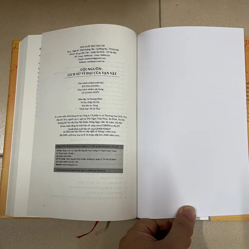 Cội nguồn - Lịch sử vĩ đại của vạn vật (David Christian) (c) 993429