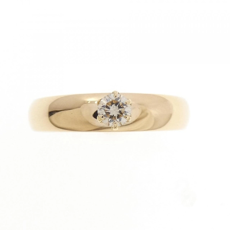 Nhẫn kim cương K18YG 0.12CT - Hàng hiệu Chính hãng 852422