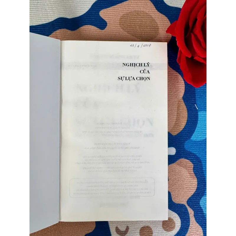 [Sách Tâm Lý Hành Vi] Nghịch Lý Của Sự Lựa Chọn - Barry Schwartz - Tốt 931644