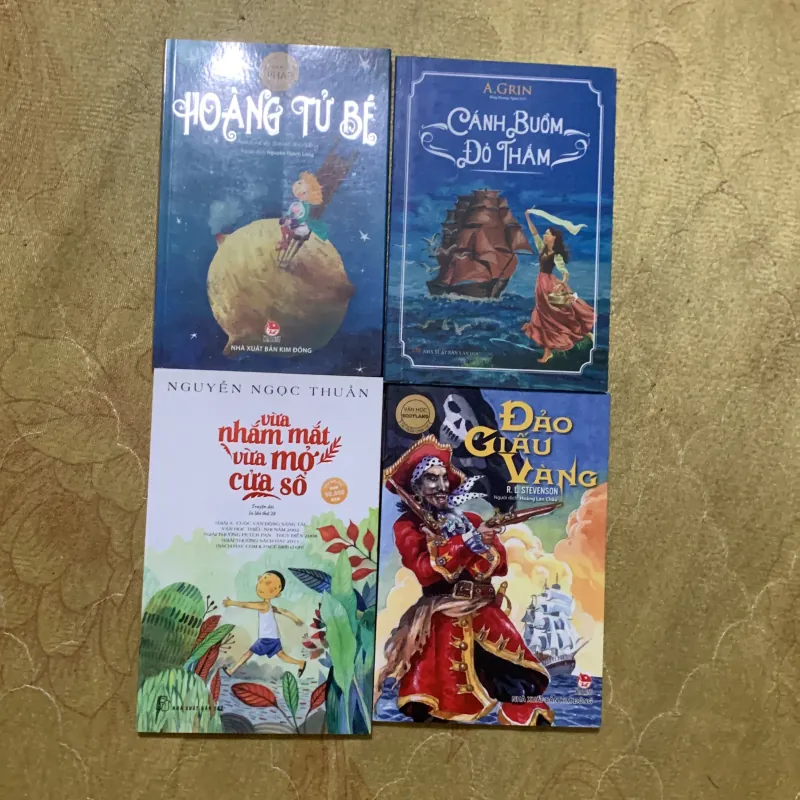 COMBO:ĐẢO GIẤU VÀNG- HOÀNG TỬ BÉ-CÁNH BUỒM ĐỎ THẮM- VỪA NHẮM MẮT VỪA MỞ CỬA SỔ 748560