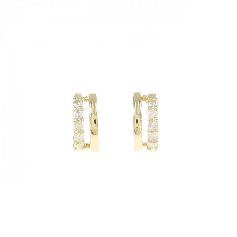 K18YG Bông tai kim cương 0.14CT - Hàng hiệu Chính hãng 865050