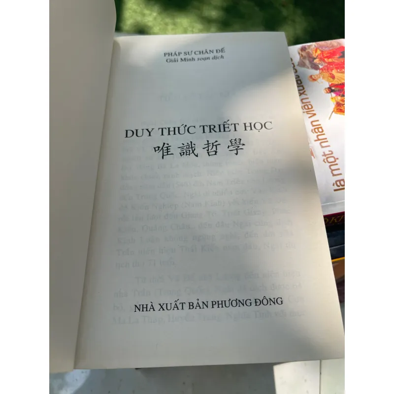 DUY THỨC TRIẾT HỌC - PARAMARTHA CHÂN ĐẾ  1021457
