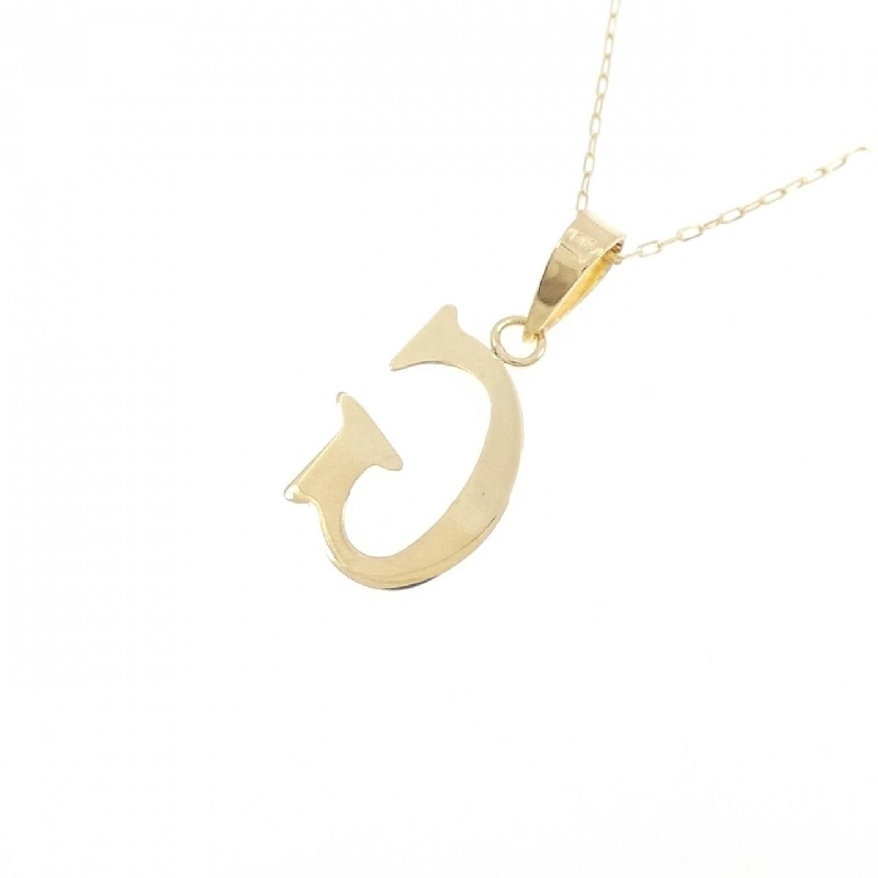 K18YG Chữ cái G Dây chuyền - Hàng hiệu Chính hãng 857179