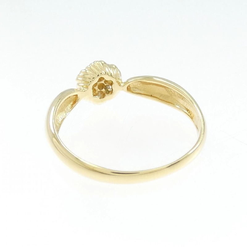 Nhẫn kim cương hoa K18YG 0.14CT 668469