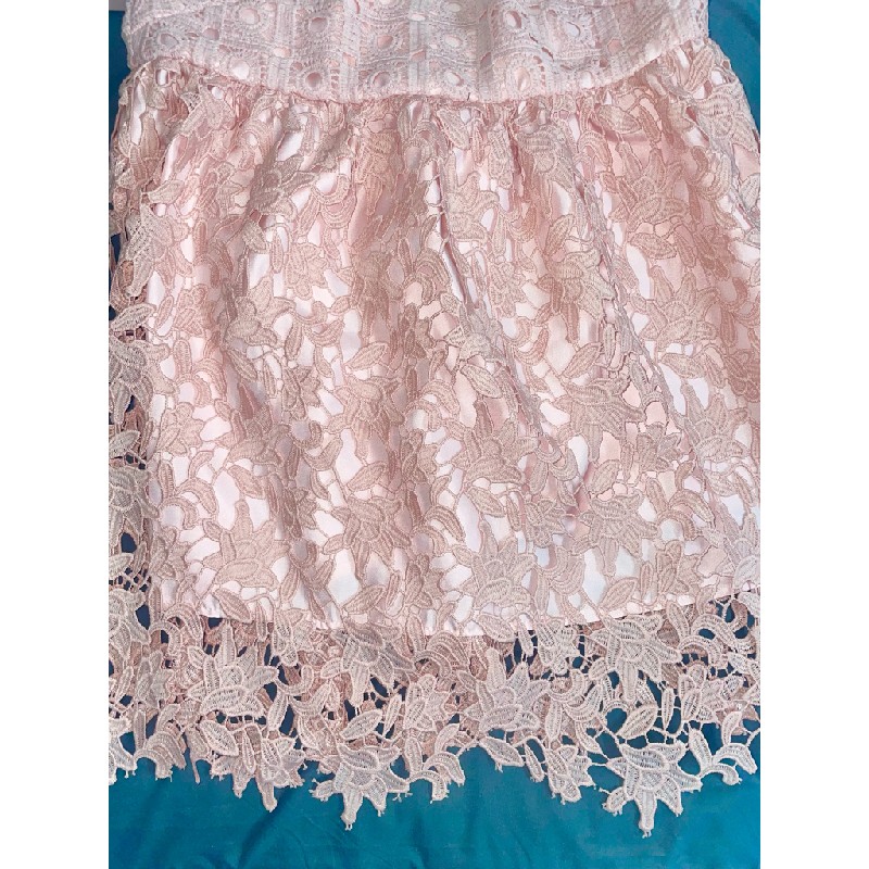 Áo dây hồng babydoll Edini 56879