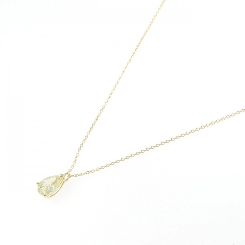 Dây chuyền kim cương K18YG 1.013CT LY I1 hình giọt nước - Hàng hiệu Chính hãng 875066