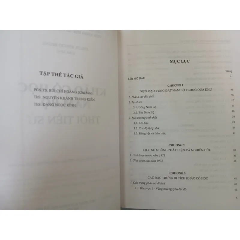 KHẢO CỔ HỌC NAM BỘ - BÙI CHÍ HOÀNG  976662