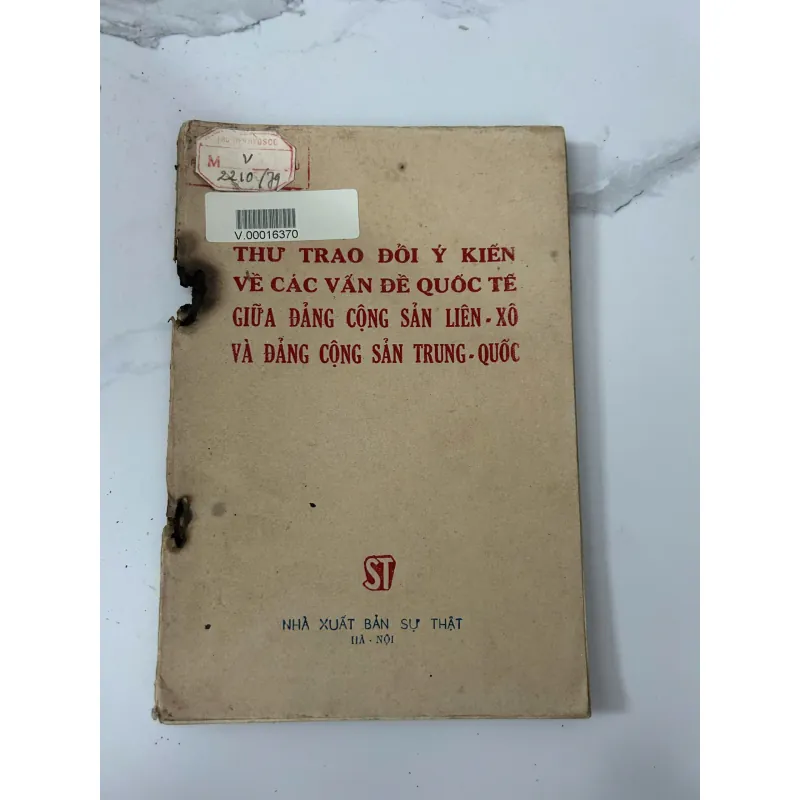 Thư trao đổi ý kiến về các vấn đề quốc tế giữa Đảng Cộng sản Liên Xô và Đảng 745989