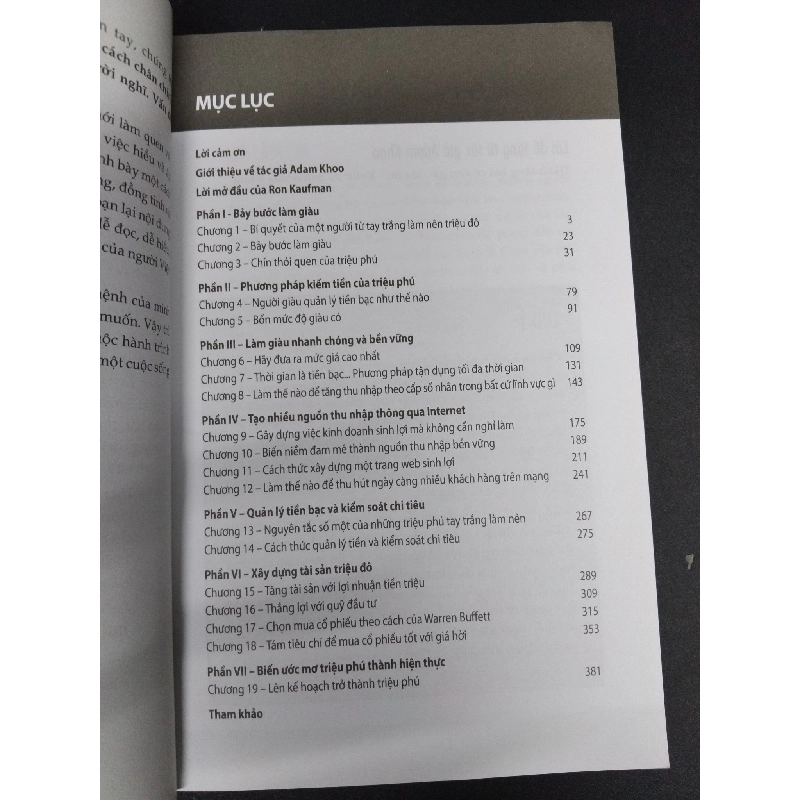 Bí quyết tay trắng thành triệu phú mới 90% ố bẩn nhẹ 2012 HCM1008 Adam Khoo KỸ NĂNG 916683
