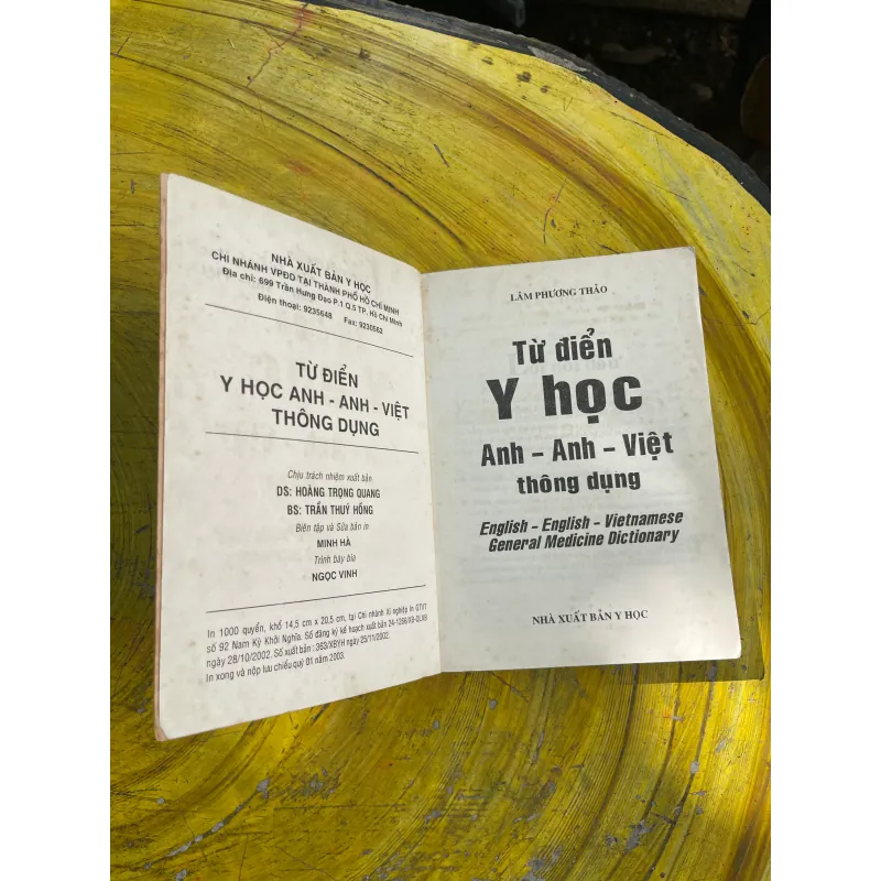 COMBO TỪ ĐIỂN Y HỌC ANH-VIỆT & ANH-ANH-VIỆT THÔNG DỤNG 731525