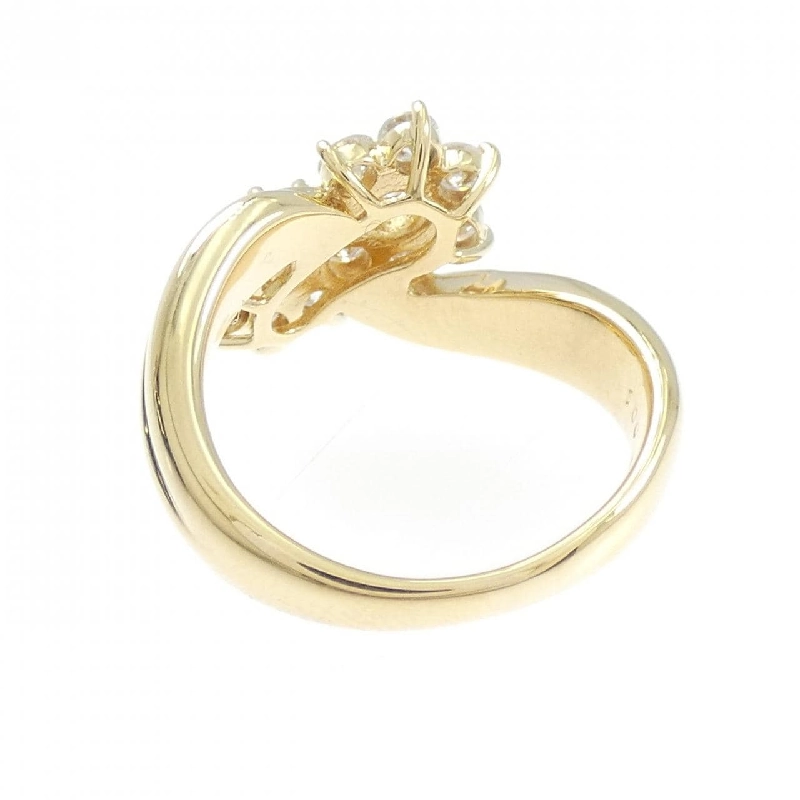 Nhẫn kim cương hoa K18YG 1.00CT - Hàng hiệu Authentic 850497