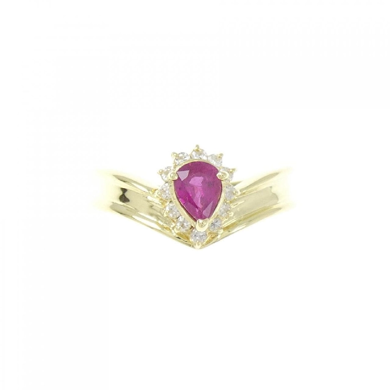 Nhẫn Ruby K18YG 0.37CT 672380
