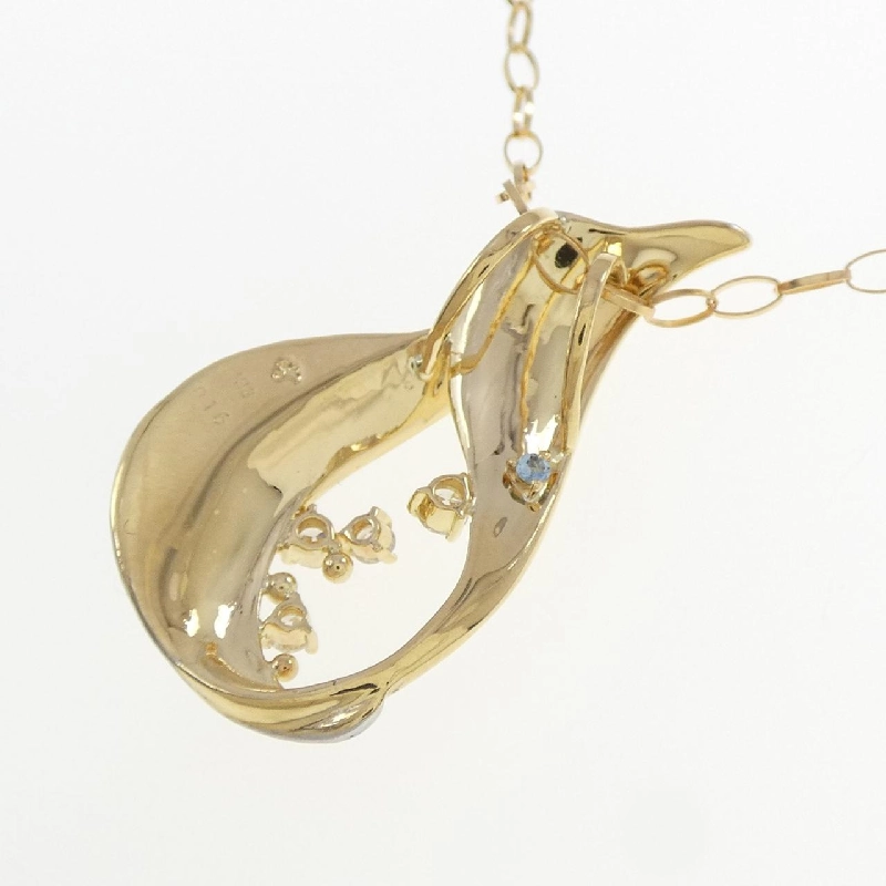 K18YG/K18WG/750YG Dây chuyền kim cương 0.16CT - Hàng hiệu Chính hãng 846877