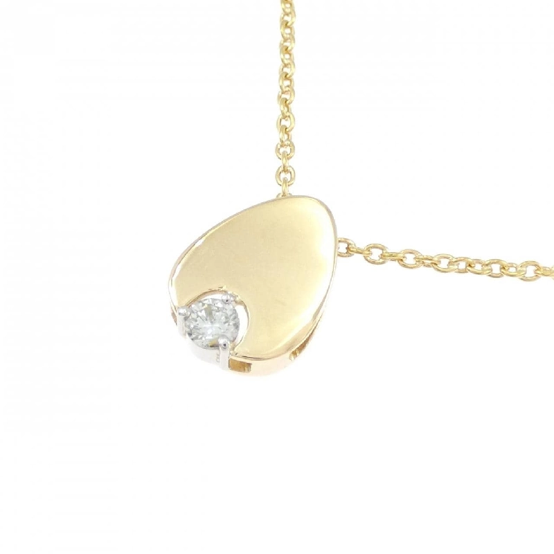 K18YG/PT Dây chuyền kim cương 0.10CT - Hàng hiệu Chính hãng 858414