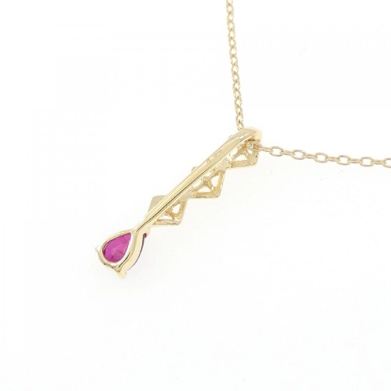 K18YG Nhẫn Ruby - Hàng hiệu Chính hãng 863016