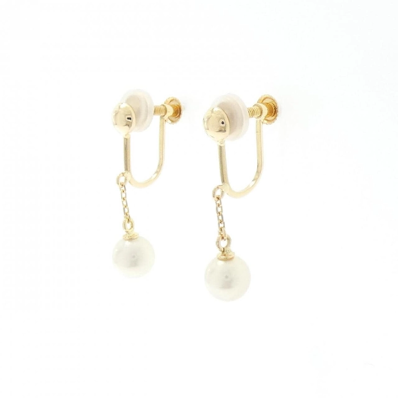 Bông tai ngọc trai Akoya K18YG 5.5mm - Hàng hiệu chính hãng 872995