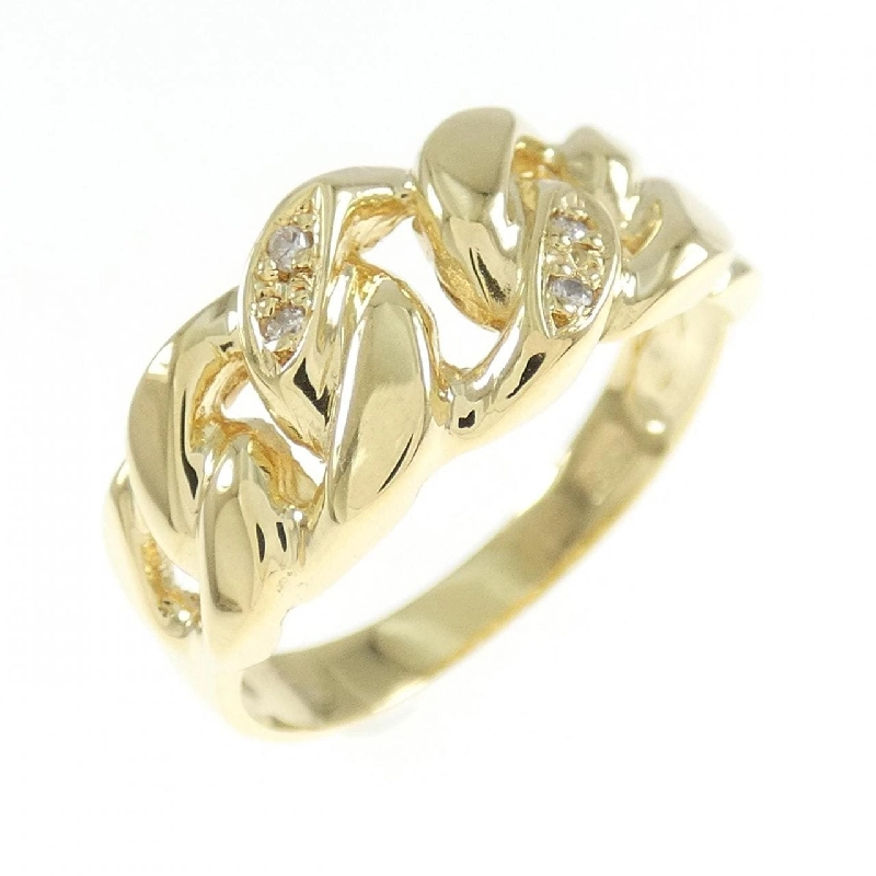 Nhẫn kim cương K18YG 0.02CT 669923