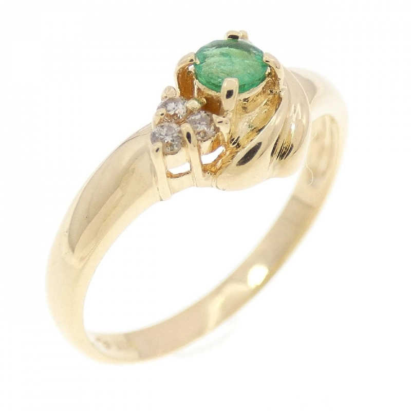 Nhẫn Emerald K18YG 667275