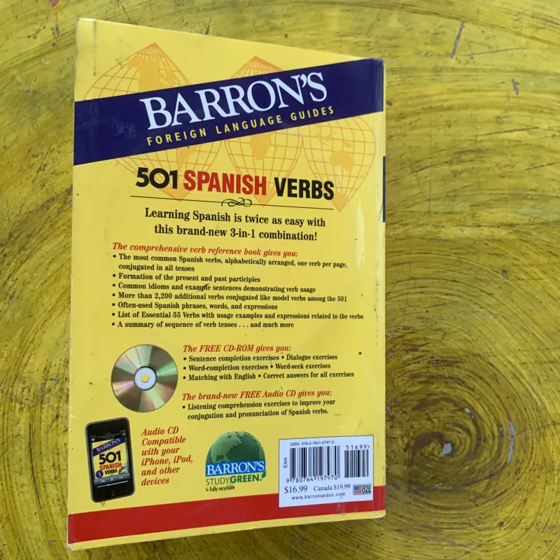 501 SPANISH VERBS - BARRON’S 1029363