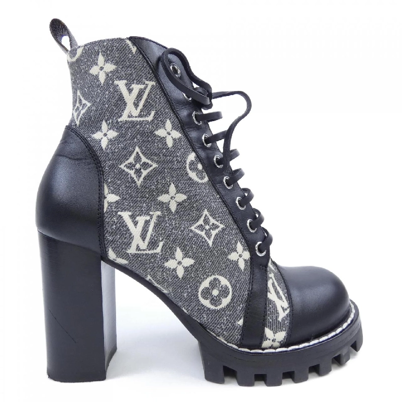 Giày bốt Louis Vuitton Monogram Denim Star Trail Line - Hàng hiệu Chính hãng 829793