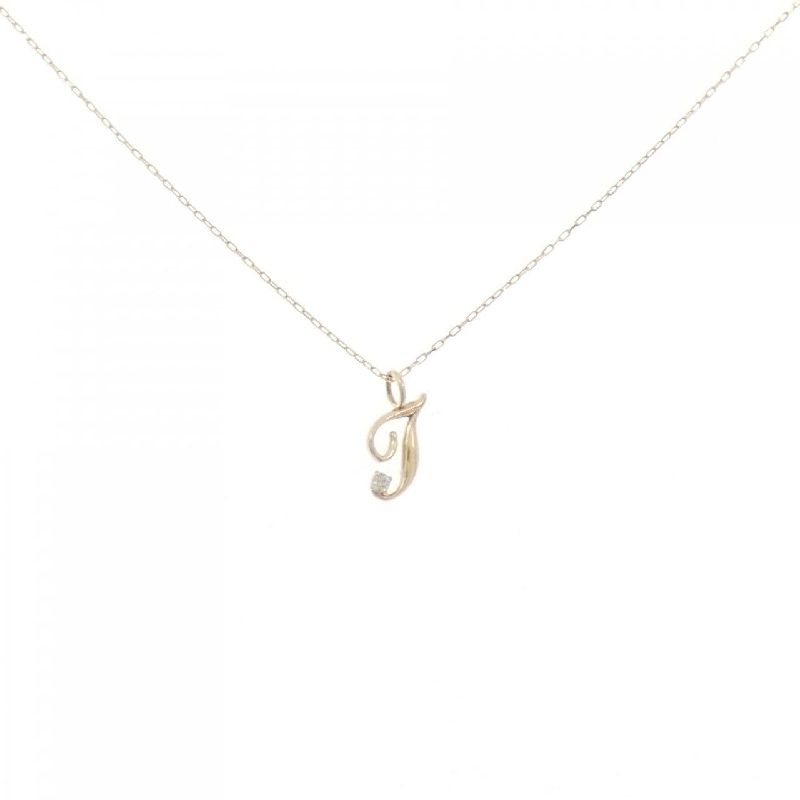 K10YG Chữ cái T Dây chuyền Kim cương - Hàng hiệu Chính hãng 857928